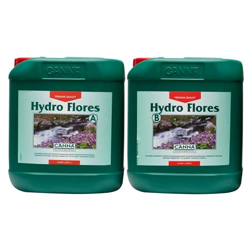 Canna Hydro Flores A+B - Fertilizzanti Fioritura per Coltivazione Idroponica