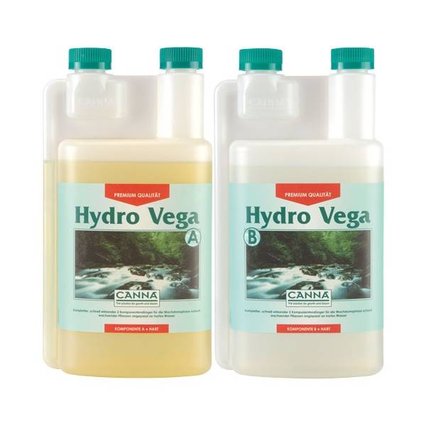 Canna Hydro Vega A+B - Fertilizzanti Crescita per Coltivazione Idroponica