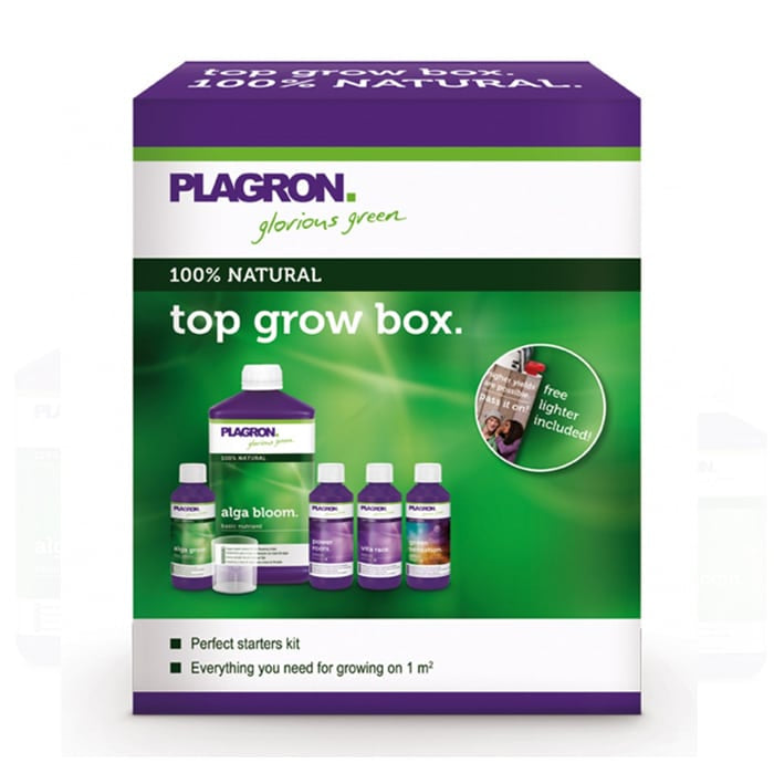 Top Grow Box Natural Plagron - Kit Fertilizzanti 100% Bio